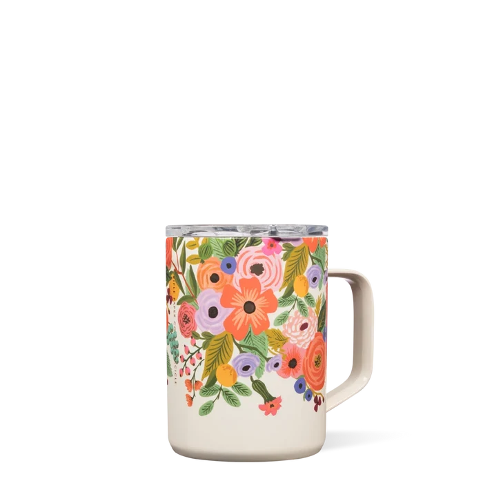 Corkcicle - Rifle Paper Mug Cream Garden Party