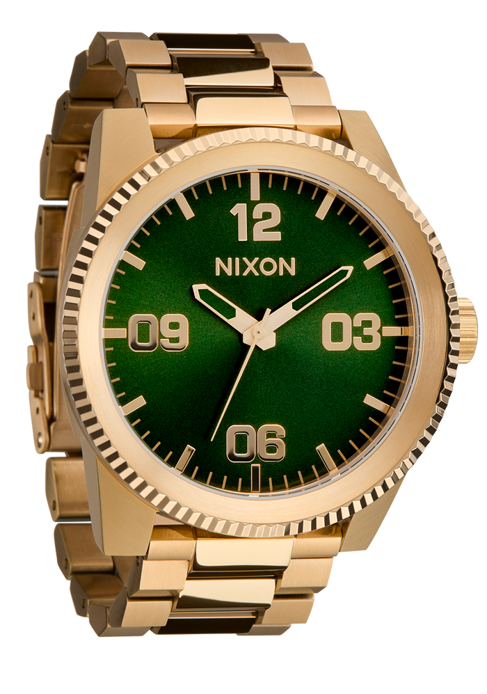 Corporal Stainless Steel - All Gold / Green Sunray