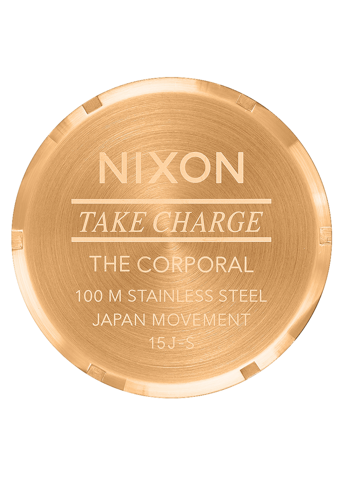 Corporal Stainless Steel - All Gold / Green Sunray