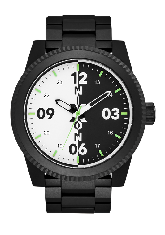Corporal Stainless Steel - Black / White / Black