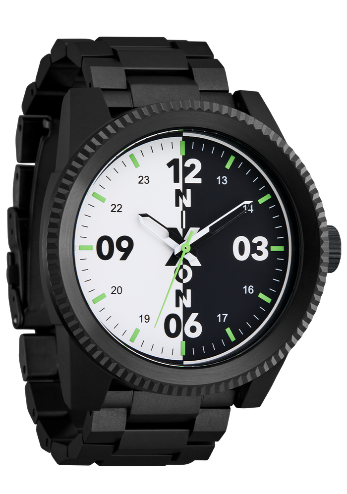 Corporal Stainless Steel - Black / White / Black