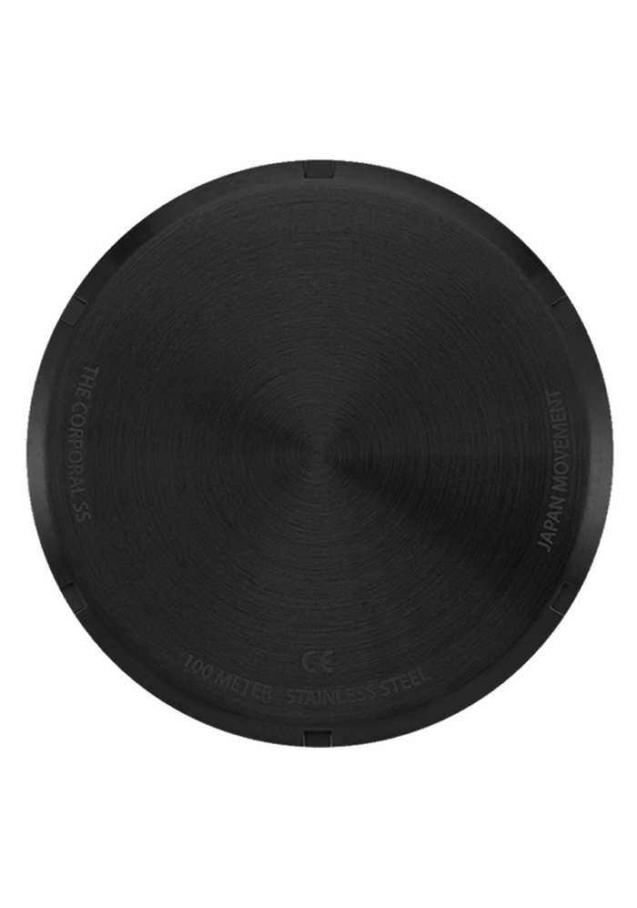 Corporal Stainless Steel - Black / White / Black