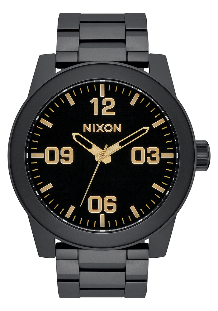 Corporal Stainless Steel - Matte Black / Gold