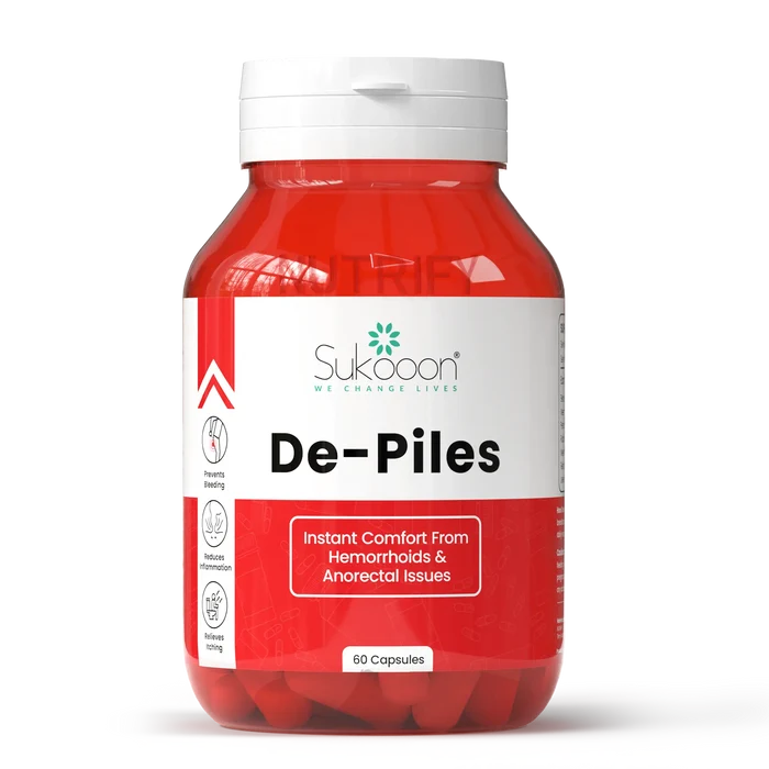 De-Piles Capsules | Digestive & Internal Comfort Support Formula