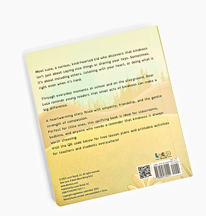 Dear Luca: A Book About Being Brave