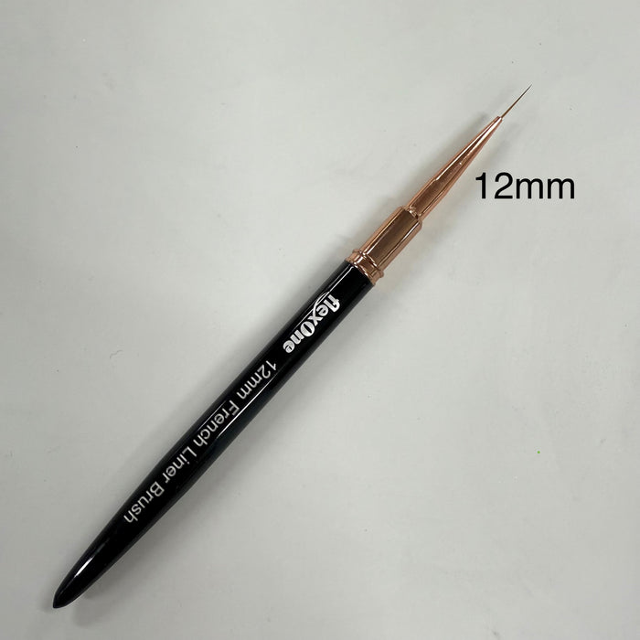 Deep French Painting Brush - Thick Liner Brushes - Black Handle
