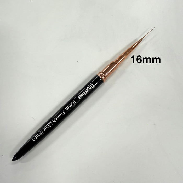 Deep French Painting Brush - Thick Liner Brushes - Black Handle