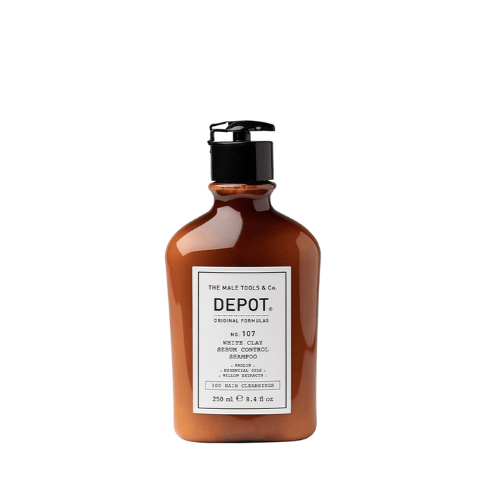 Depot 107 White Clay Sebum Control Shampoo 250ml - Beauty Tribe