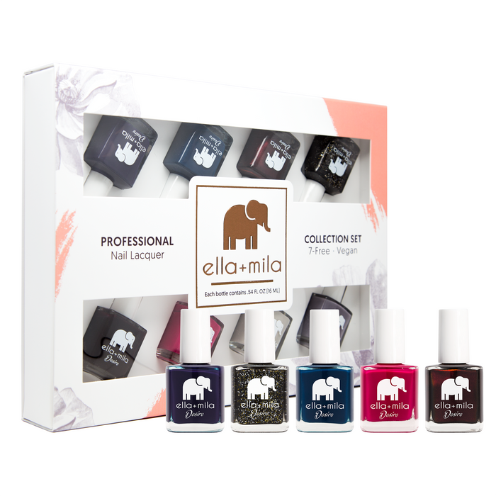 Desire Collection 8-pack nail polish set in its gift box – ella+mila