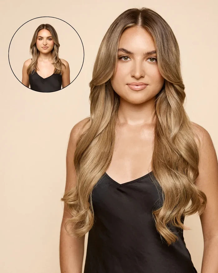 Dirty Blonde (9/19C) 18" 125g - Clip-Ins