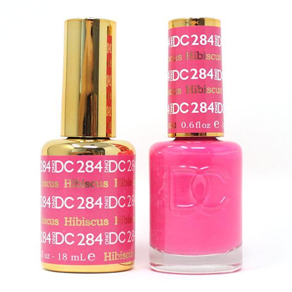 DND DC Premium set Gel Color Matching Polish Color - Hibiscus #284