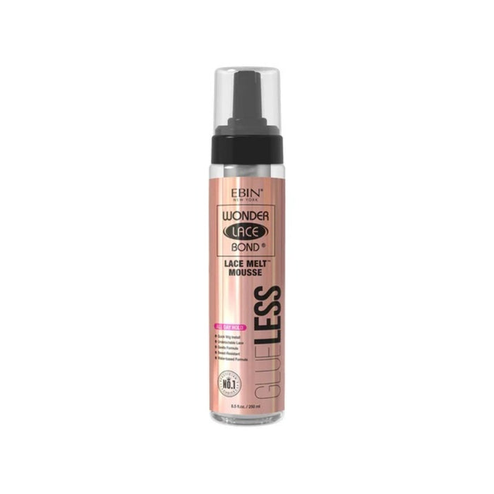 EBIN Wonder Lace Bond bottle of glueless lace melt mousse for secure invisible wig hairline styling