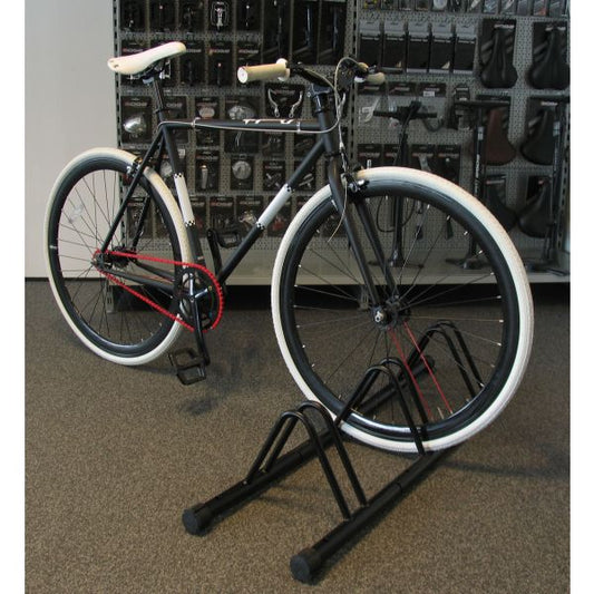 Edge bicycle rack for 3 bikes