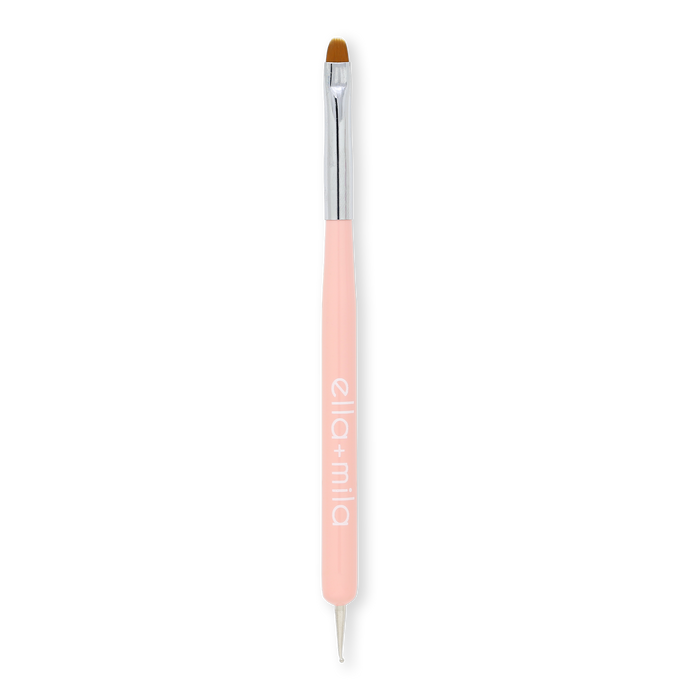 Peach dual-ended nail art dotter and brush tool – ella+mila Dotter