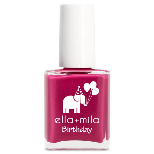Eighth Wonder raspberry wine nail polish bottle – ella+mila Birthday