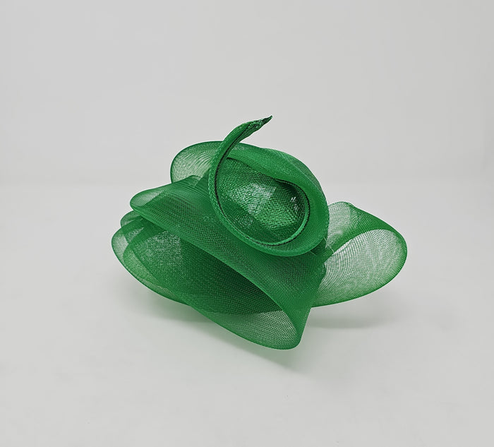 Emerald Green Mesh Stacked Net Hairband Fascinator