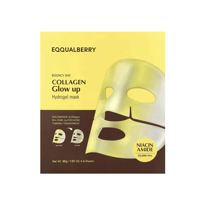 Eqqualberry Collagen Glow Up Mask with Niacinamide & Low Molecular Collagen 120ml - Beauty Tribe