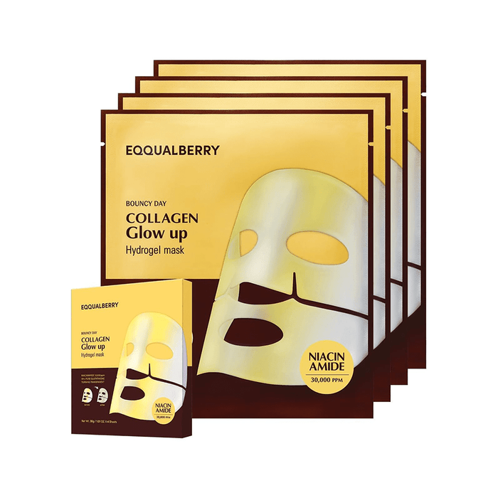 Eqqualberry Collagen Glow Up Mask with Niacinamide & Low Molecular Collagen 120ml - Beauty Tribe