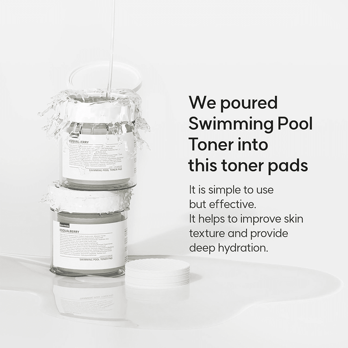 Eqqualberry Vegan Pool Toner Pads - 70 Sheets - Beauty Tribe