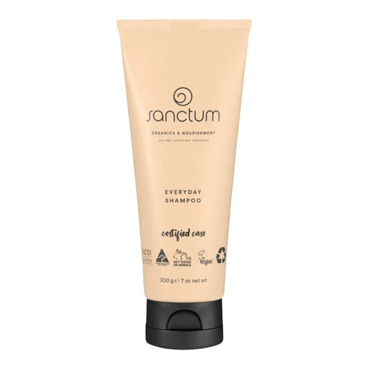 Sanctum Everyday Shampoo tube on a white background.
