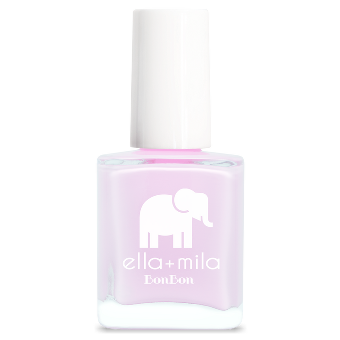 Eye Candy light pastel purple nail polish bottle – ella+mila BonBon