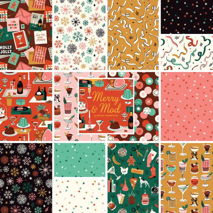 F3125 - Merry & Mod - Unwrapping Joy - Ivory Multi