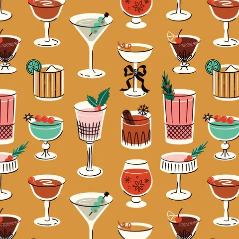 F3129 - Merry & Mod - Tinsel & Tinis - Gold