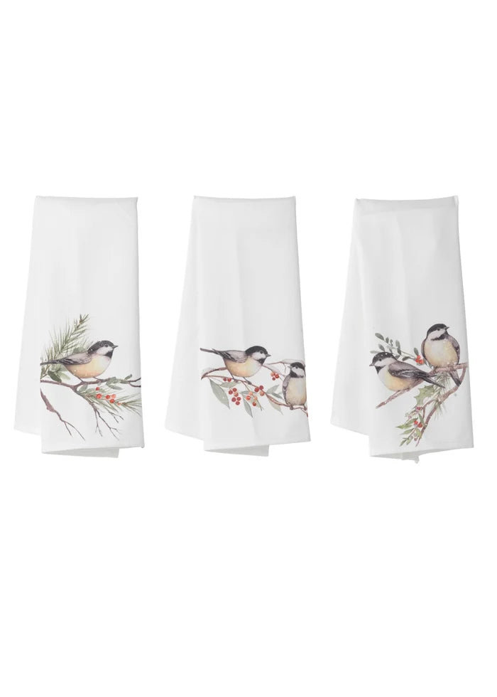 Fabric holiday tea towel