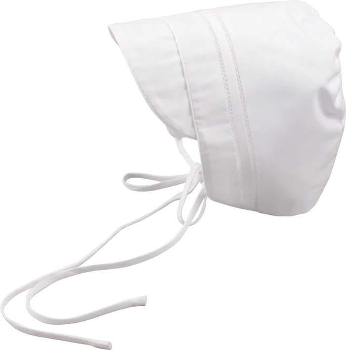 Feltman Simply White Boys Bonnet