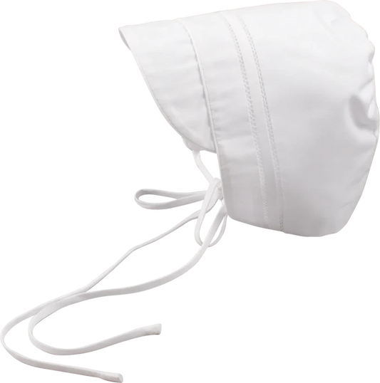 Feltman Simply White Boys Bonnet