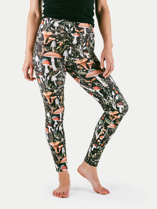 Festival Printed Leggings | Mushroom-Image 1