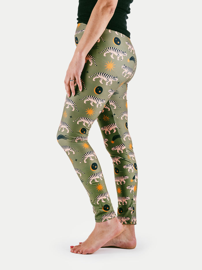 Festival Printed Leggings | Tiger-Image 2