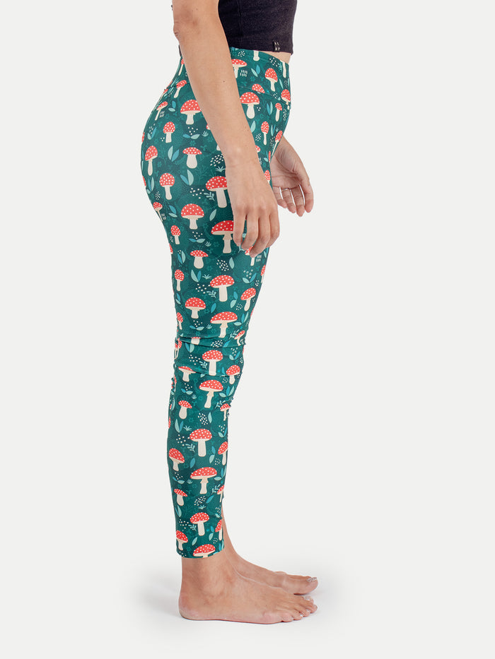 Festival Printed Leggings | Red Cap-Image 2