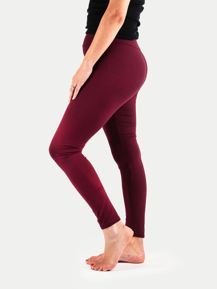 Festival Printed Leggings | Wine-Image 2