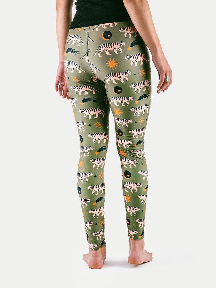 Festival Printed Leggings | Tiger-Image 3