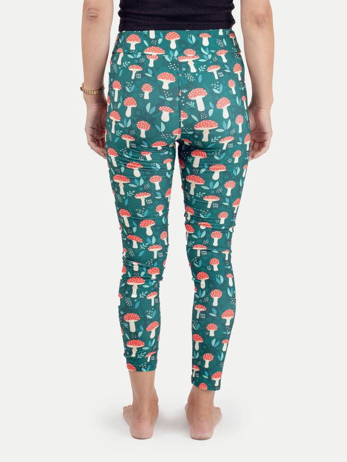 Festival Printed Leggings | Red Cap-Image 3