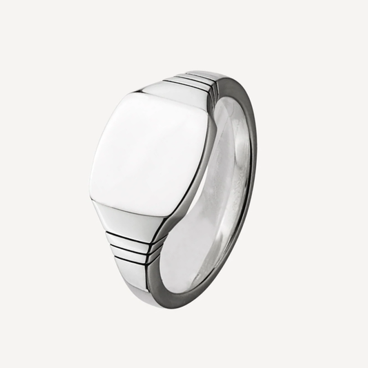 Foundation  Men's Sterling Silver  Signet Ring