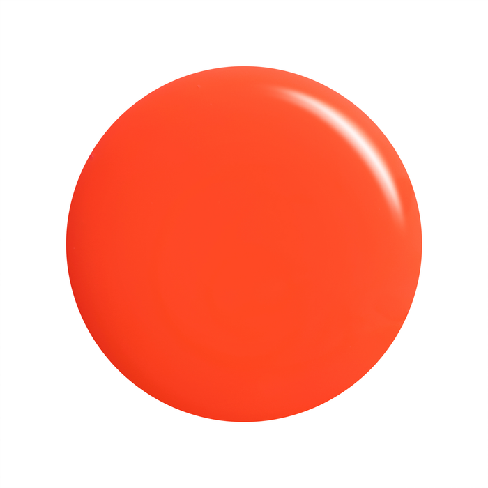 French Martini vibrant coral nail polish color swatch