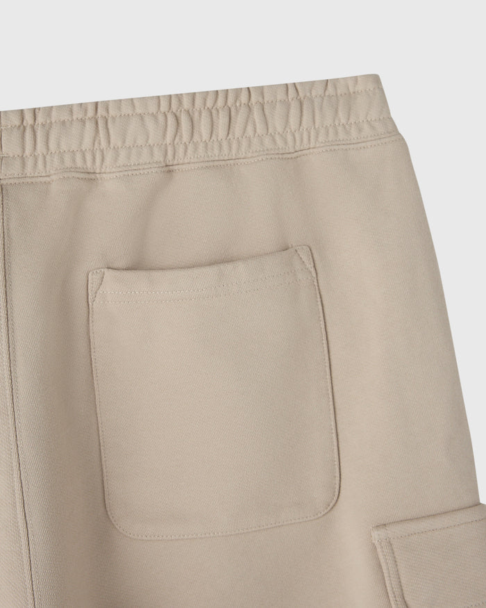 French Terry Cargo Short - Sandstone