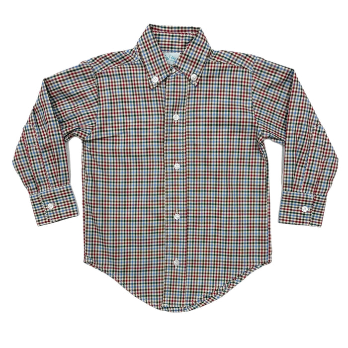 Funtasia Autumn Plaid Button Down Shirt