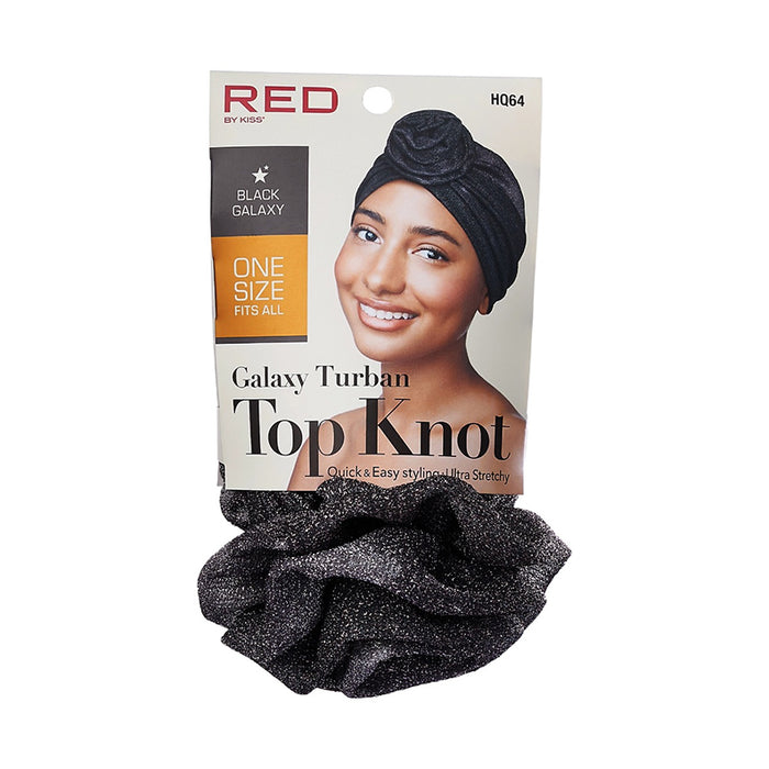 Galaxy Top Knot Turban [Black Galaxy] #Hq64