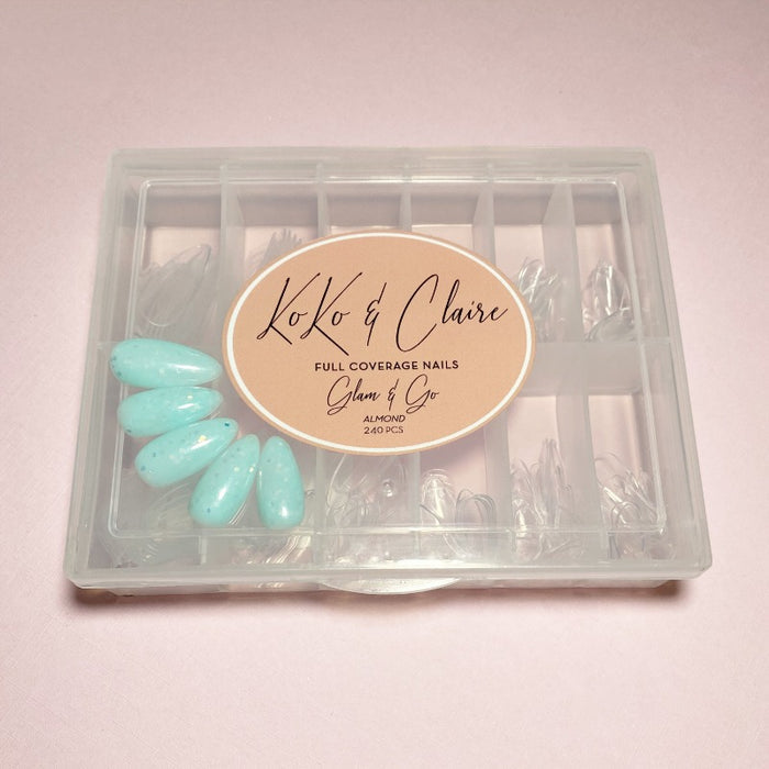 Glam & Go Full Coverage Nails - Almond | Koko & Claire