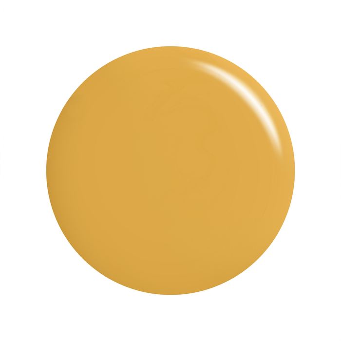 Goldie neutral golden mustard nail polish color swatch