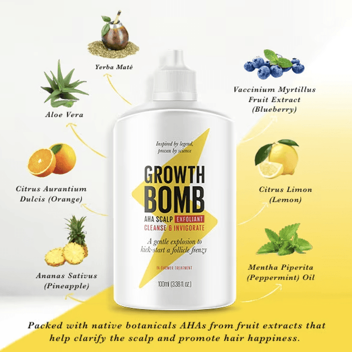 Growth Bomb Hair Scalp AHA exfoliant 100ml - Beauty Tribe