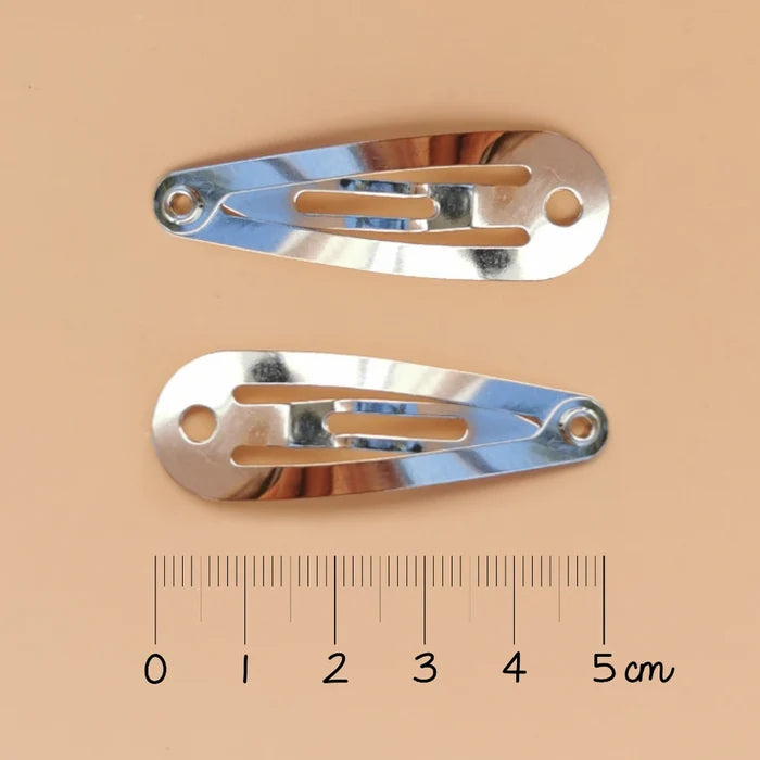 Luciole Et Petit Pois - Hair Clips - Persian Cat - Set Of 2 - Dimensions