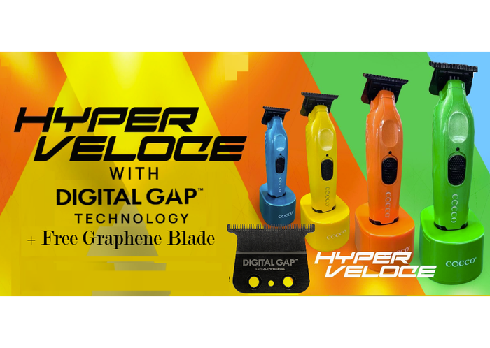Holiday Sale - COCCO HYPER VELOCE PRO TRIMMER - FREE GRAPHENE BLADE - Palms Fashion Inc.