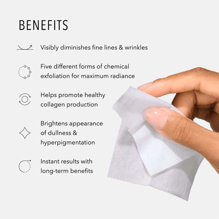 Hydropeptide 5X Power Peel: Daily Resurfacing Pads 30 pads - Beauty Tribe