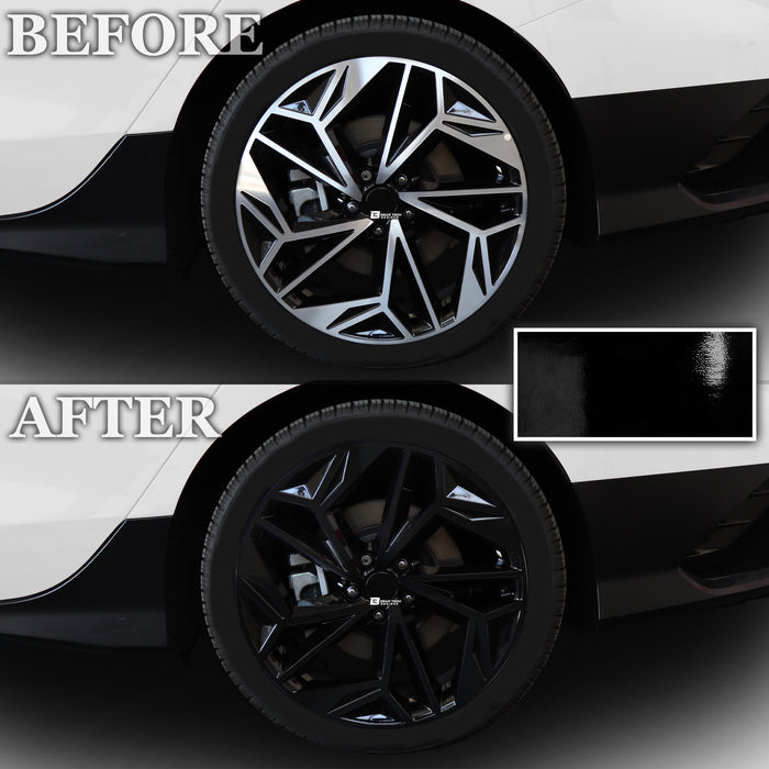 Vinyl Chrome Delete Blackout Decal Stickers Overlay Film Fits Hyundai Ioniq 6 2023+ - Bogar Tech Designs
