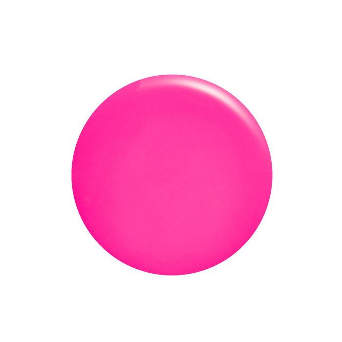 I Pink I Love You bright highlighter pink nail polish color swatch