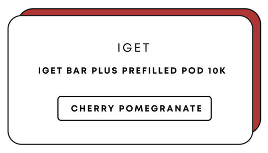 IGET Bar Plus Prefilled Pod 10k | Cherry Pomegranate-Image 1